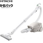 日立 紙パック式クリーナー かるパック 掃除機 紙パック式 1.3L  ベージュ ≪CV-KP90P(C)≫