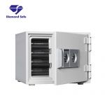 【メーカー直送のため代引不可】 ダイヤセーフ 金庫 耐火金庫 DWシリーズ 内容量:約19リットル 2キータイプ シリンダー錠式 【送料無料】≪DW34-4≫