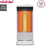 トヨトミ 速暖遠赤外線電気ヒーター 首振りタイプ ヒーター・ストーブ カーボン＆シーズヒーター  ホワイト ≪EWH-CS100P(W)≫