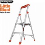 長谷川工業 Little Giant　フリップエヌライト はしご・脚立 段数：2段 最大使用質量：136kg  【直送 代引・時間指定 不可】 ≪LG-15272≫