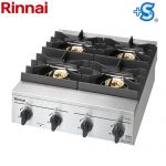 リンナイ 業務用ガスコンロ スタンダードタイプ 業務用厨房機器 品名コード：51-6632  ガス用ゴム管別売 【都市ガス】 【業務用機器】 ≪RSB-410SV-13A≫