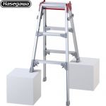 長谷川工業 はしご・脚立 はしご兼用伸縮脚立 RYZ 3段 最大使用質量：100kg  【特別配送】【代引不可】 ≪RYZ-09d≫