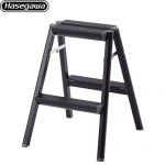 長谷川工業 はしご・脚立 踏台 SE 2段 最大使用質量：100kg  ブラック 【特別配送】【代引不可】 ≪SE-6a(BK)≫