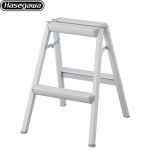 長谷川工業 はしご・脚立 踏台 SE 2段 最大使用質量：100kg  ホワイト 【特別配送】【代引不可】 ≪SE-6a(WH)≫