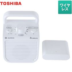 東芝 AUREX テレビ用ワイヤレススピーカー オーディオ AX-WST10(W)