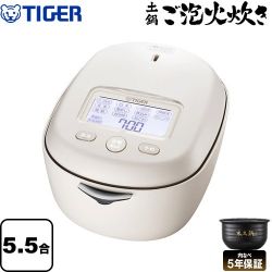 タイガー 土鍋圧力IH炊飯ジャー 炊飯器 JRX-G100-WG