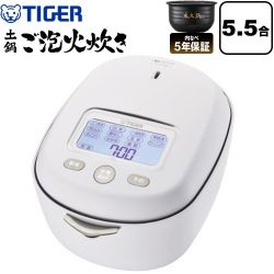 タイガー 土鍋圧力IHジャー炊飯器 炊きたて 炊飯器 JRX-S100-WS
