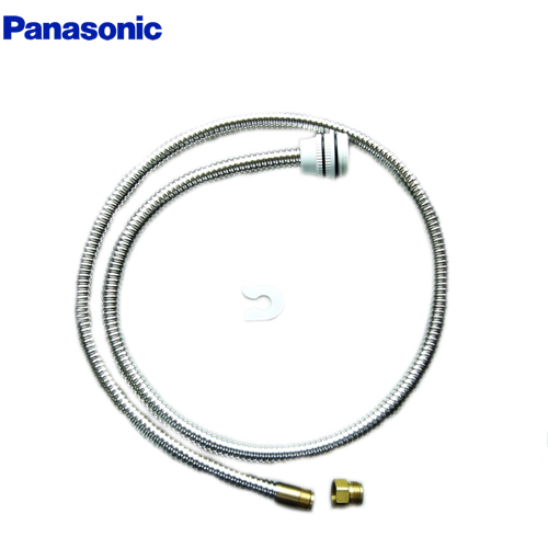 パナソニック シャワーホース 洗面水栓部材 メタルホース1200Lストッパー付 【　CQ853B03K1　CQ853B03KZZ　の後継品　】 ≪CQ853B03K2≫