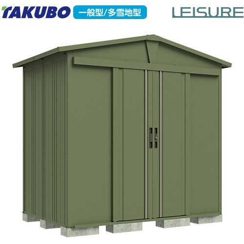 タクボ ガーデニング物置 リジュー 物置 背面棚（別売） 三角屋根仕様  ガーデングリーン 【大型重量品につき特別配送】【代引不可】 ≪LSN-2215-GN≫