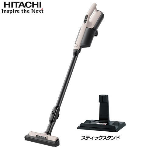 日立 スティッククリーナー（コードレス式）かるパックスティック 掃除機 紙パック式 0.4L  ベージュ ≪PKV-BK3P-C≫