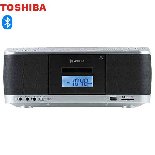 東芝 SD/USB/CDラジオカセットレコーダー オーディオ カラオケ機能搭載  シルバー 【特別配送】【代引不可】 ≪TY-CDX92-S≫